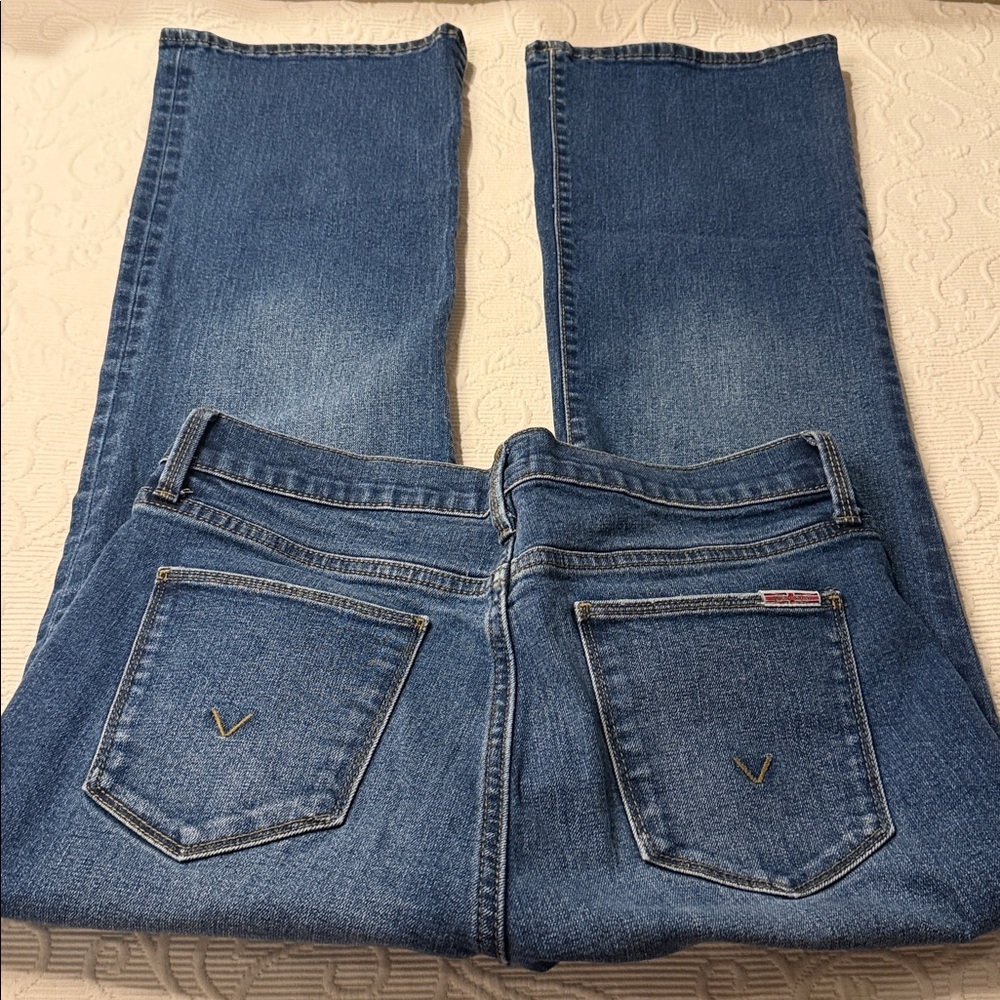 Hudson Blair Jeans Dark Blue High Rise Boot Leg Denim. Size 31 - Picture 7 of 10